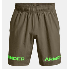 Under Armour Woven Graphic Wordmark Shorts Mens (Green 361)