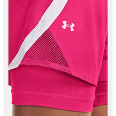 Under Armour Play Up 2-in-1 Shorts Womens (Pink 695)