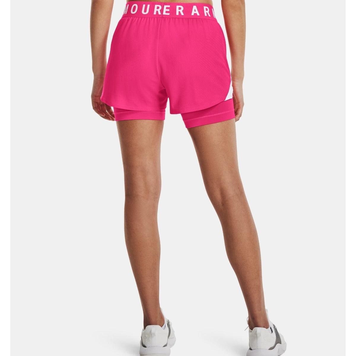 Under Armour Play Up 2-in-1 Shorts Womens (Pink 695)