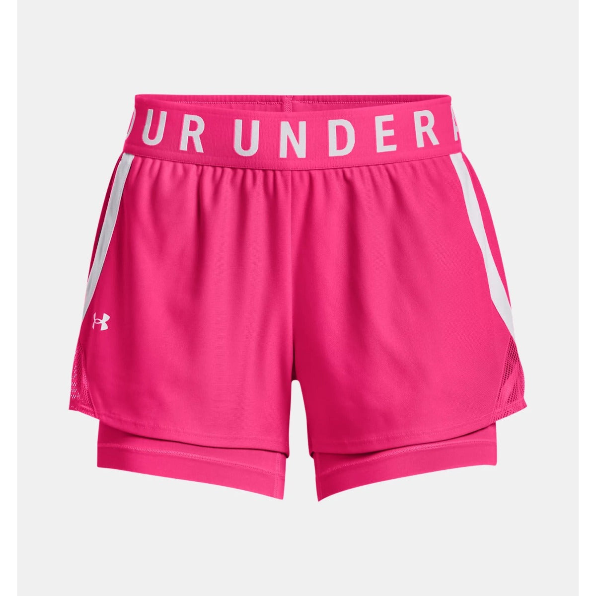 Under Armour Play Up 2-in-1 Shorts Womens (Pink 695)