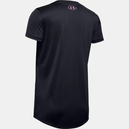 Under Armour Tech Big Logo T-Shirt Girls (Black 001)