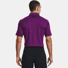 Under Armour T2g Printed Golf Polo Mens (Purple 529)