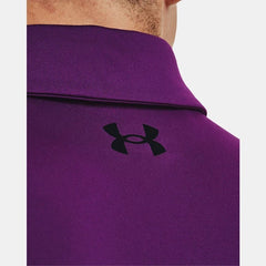 Under Armour T2g Printed Golf Polo Mens (Purple 529)