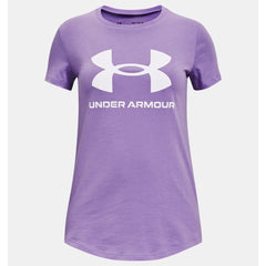 Under Armour Sportstyle Graphic T-Shirt Girls (Purple 560)