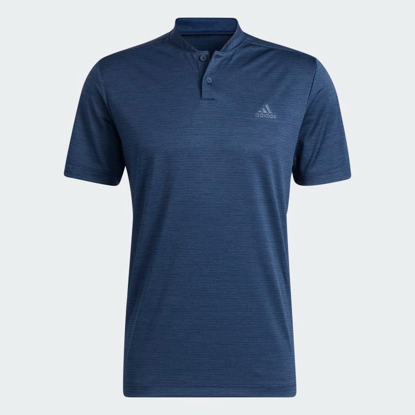 Adidas Textured Stripe Polo Shirt Men’s (Navy)