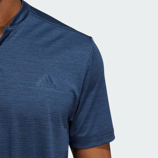 Adidas Textured Stripe Polo Shirt Men’s (Navy)