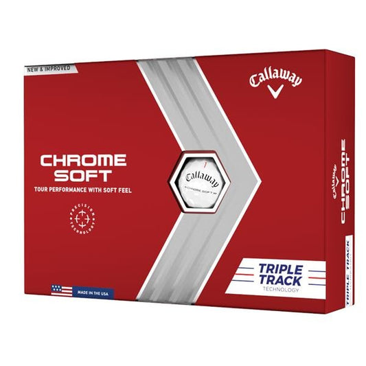 Callaway Chrome Soft Triple Track Golf Balls x 12