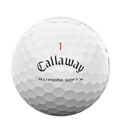 CALLAWAY CHROME SOFT TRIPLE TRACK GOLF BALLS x 3