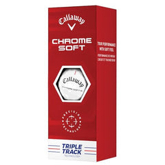 Callaway Chrome Soft Triple Track Golf Balls x 3