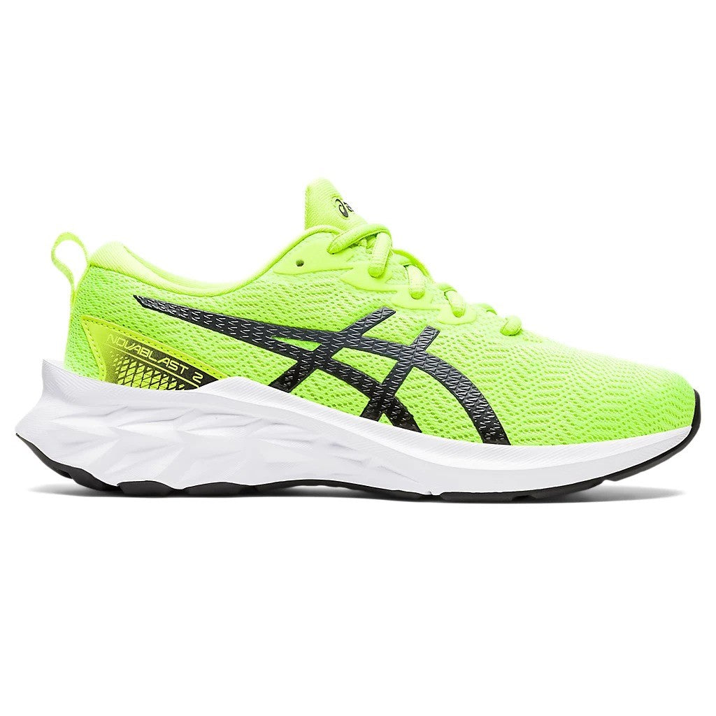 Asics Novablast 2 GS Running Shoes Junior (Hazard Green)