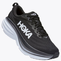 Hoka Bondi 8 Running Shoes Men’s Wide (Black White)