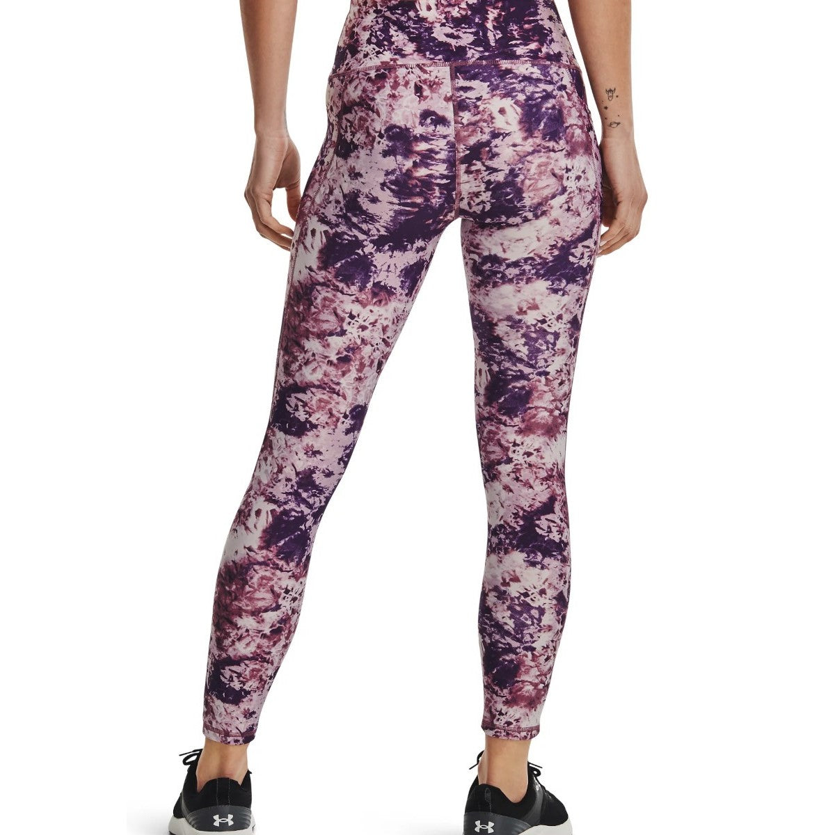 Under Armour HG Hi-Rise Printed Leggings Womens (Purple 554)