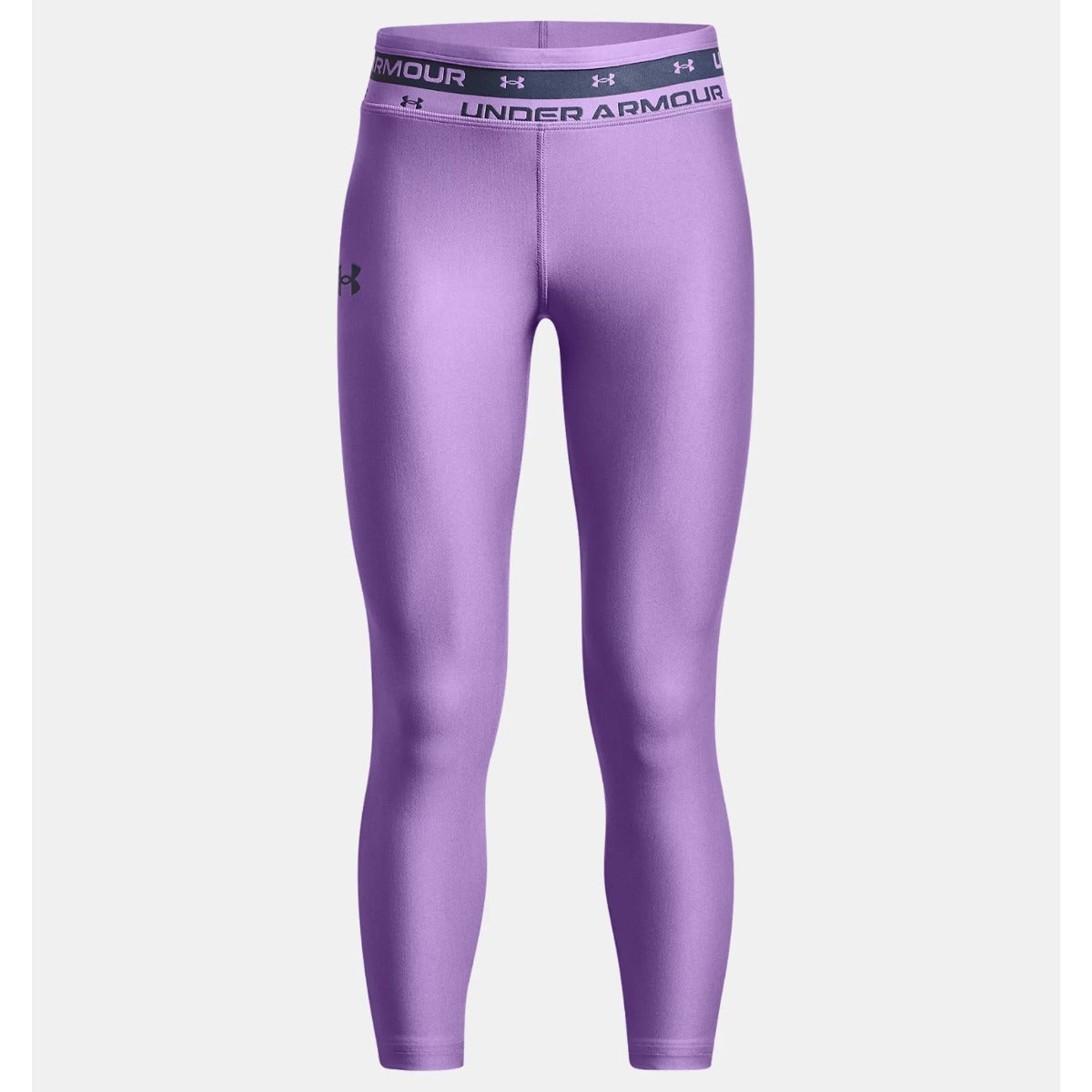 Under Armour Heatgear Crop Leggings Girls (Purple 560)