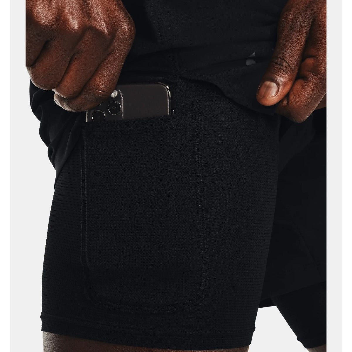 Under Armour Iso Run Chill 2 in 1 Shorts Men’s (Black 001)