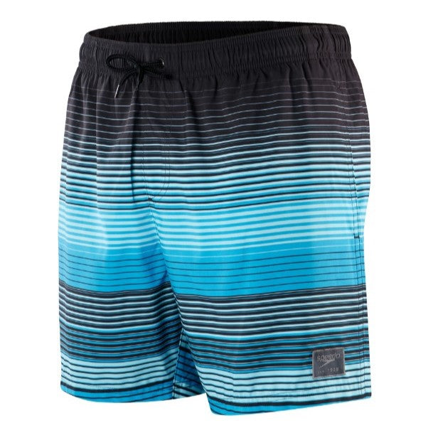 Speedo Printed Leisure 16’’ Water shorts Men’s (Black Blue G652)