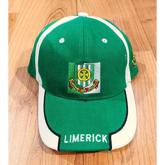 Limerick GAA Baseball Cap (White Green)