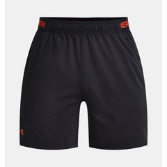 Under Armour Vanish Woven 6'' Shorts Men's (Black Red 002)