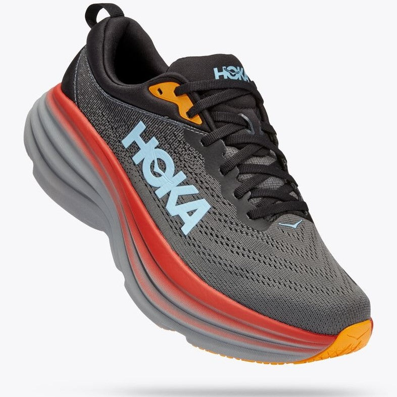 Hoka Bondi 8 Men's Running Shoes (Anthracite Castlerock)