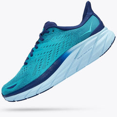 Hoka Clifton 8 Men's Running Shoes (Bellwether Blue Scuba Blue)