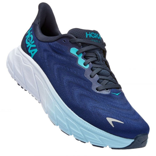 Hoka Arahi 6 Men's Running Shoes (Outer Space Bellwether Blue)