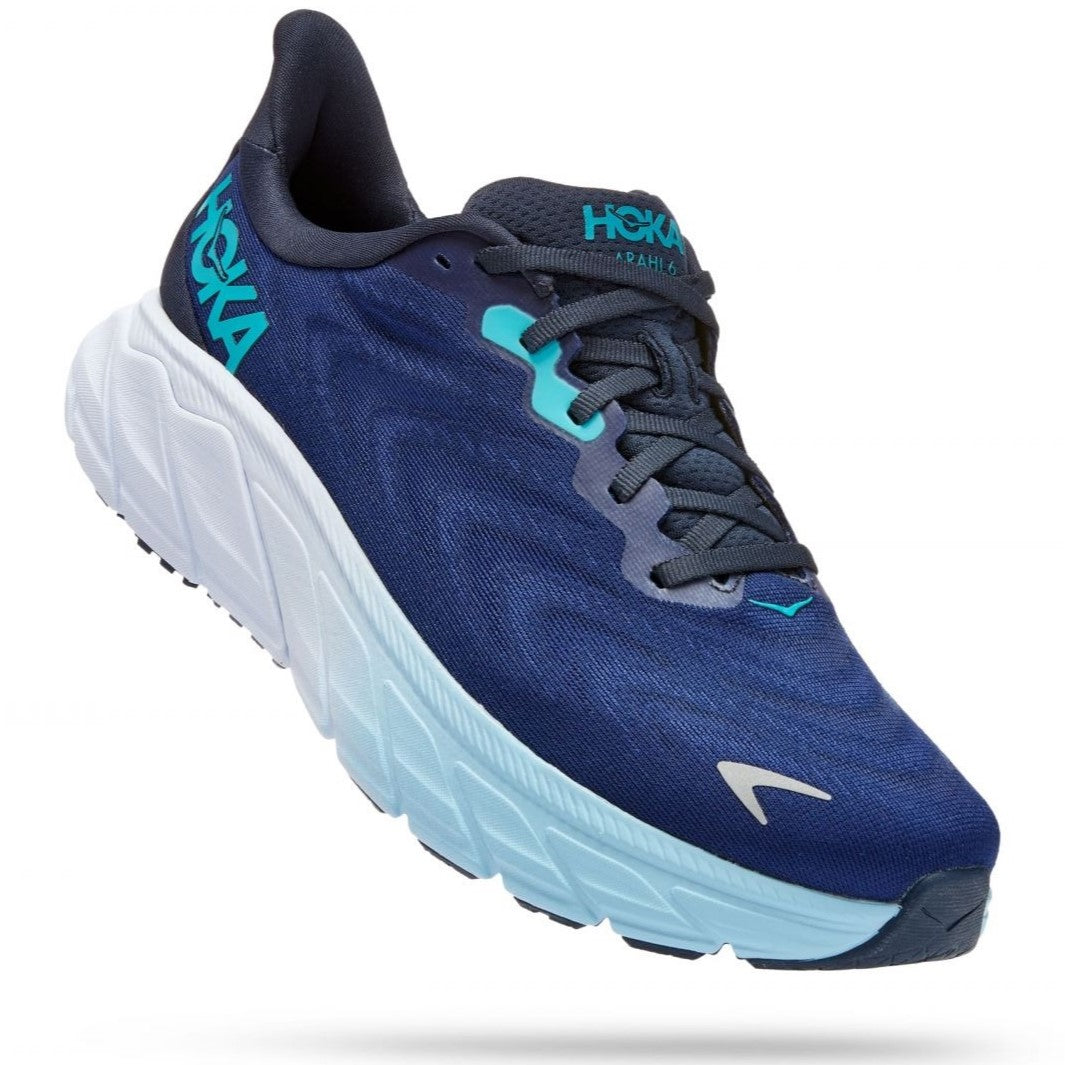 Hoka Arahi 6 Men's Running Shoes UK13.5 (Outer Space Bellwether Blue)