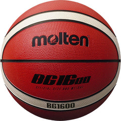 Molten BG1600 Basketball 12 Panel Rubber (Indoor and Outdoor)