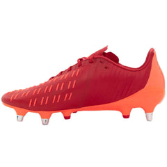 Adidas Predator Malice Control Soft Ground Rugby Boots (Scarlet Signal Coral)