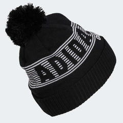 Adidas Golf Pompom Beanie (Black White)