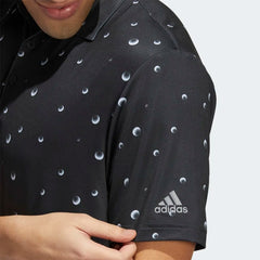 Adidas Ulimate 365 Allover Print Polo Shirt Men's (Black White)
