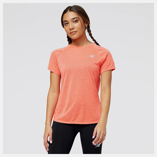 New Balance Impact Run Short Sleeve Women's T-Shirt (Electric Red)