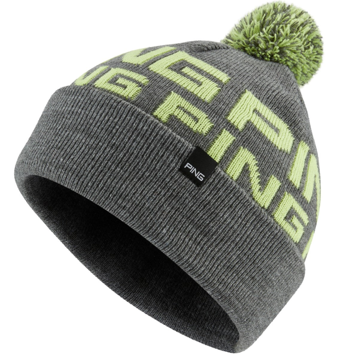Ping Logo Bobble II Bright Knit Hat Men's