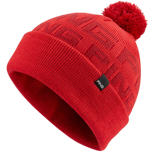 Ping Logo Bobble II Bright Knit Hat Men's