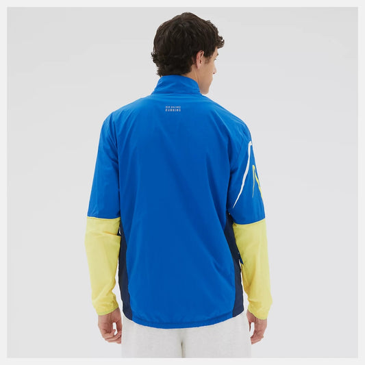 New Balance Graphic Impact Run Packable Jacket Men's (Cobalt)