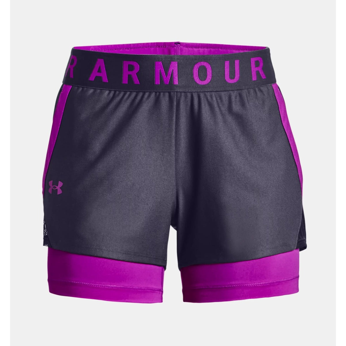 Under Armour Play Up 2 in 1 Shorts Women's (Grey Purple 558)