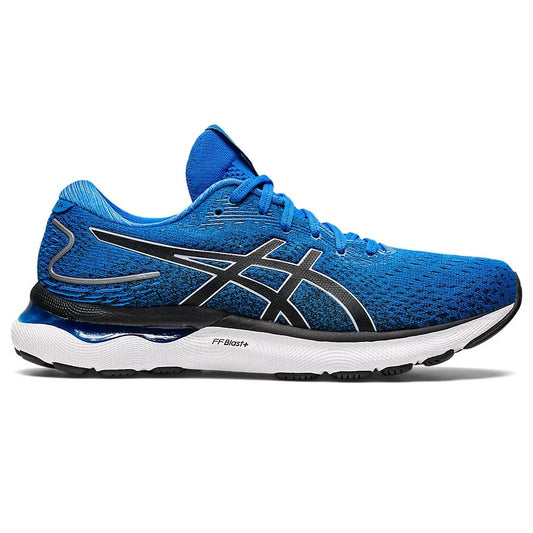 Asics Gel Nimbus 24 Running Shoes Men's (Electric Blue Grey)
