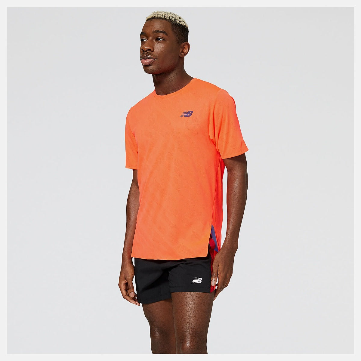 New Balance Q Speed Jacquard Short Sleeve Men's (Electric Red)