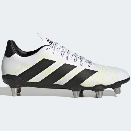 Adidas Kakari SG Rugby Boots (White Black GZ4154)