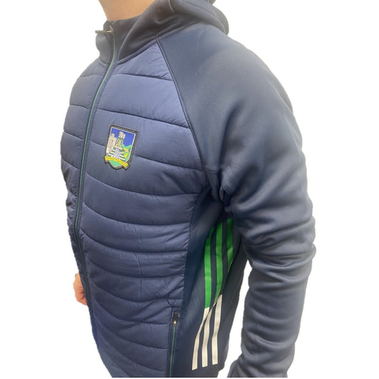 O'Neills Limerick GAA Peak Light Weight Padded Jacket 75 Junior (Marine Emerald White)