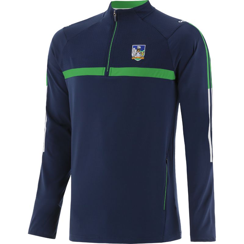 O'Neills Limerick Peak 184 Half Zip Top Junior (Marine Emerald White)