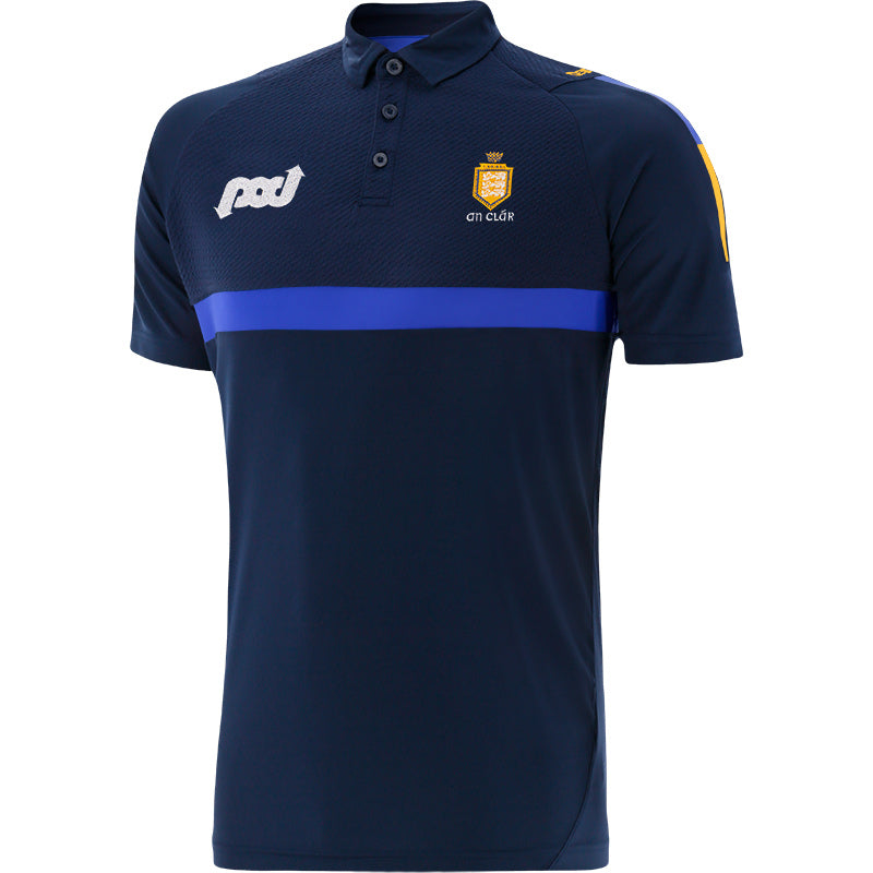 O'Neill's Clare GAA Peak 061 Polo Shirt Men's (Marine Royal Amber)
