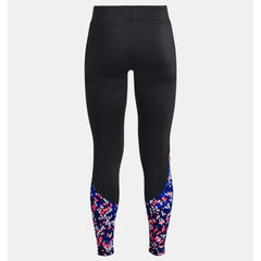 Under Armour Coldgear Novelty Leggings Girl's (Black Pink 002)