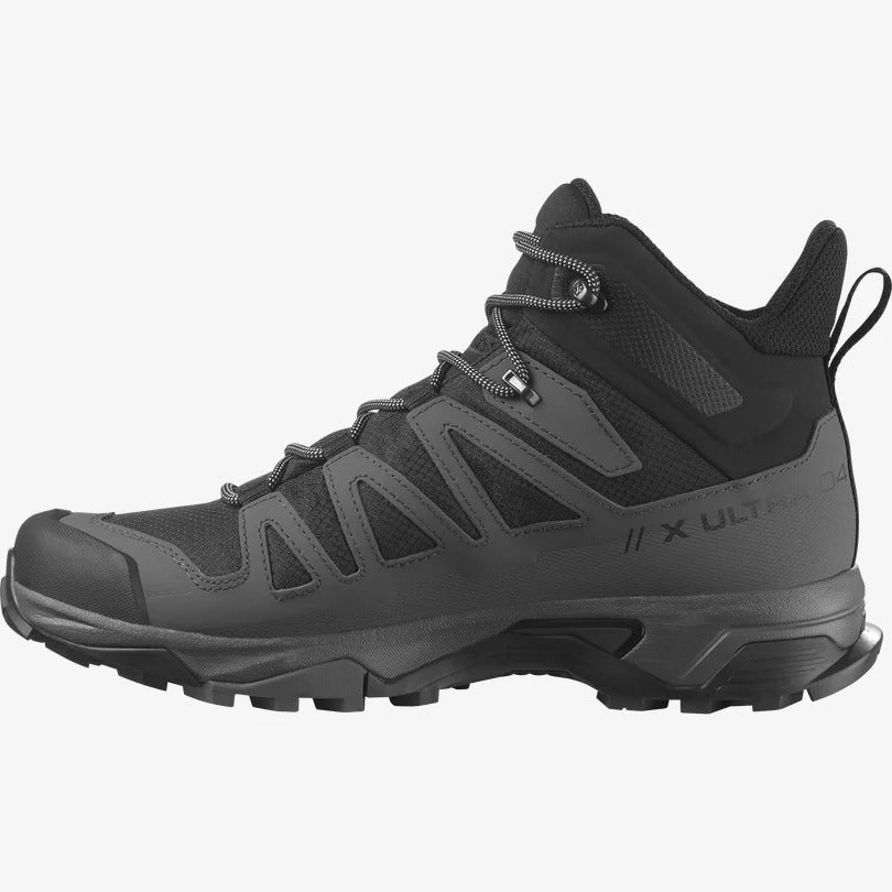 Salomon X Ultra 4 Mid GoreTex Hiking Boots Men's (Black Magnet Pearl Blue)