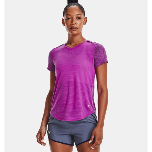Under Armour Streaker Snowcloud T-Shirt Women's (Purple 577)