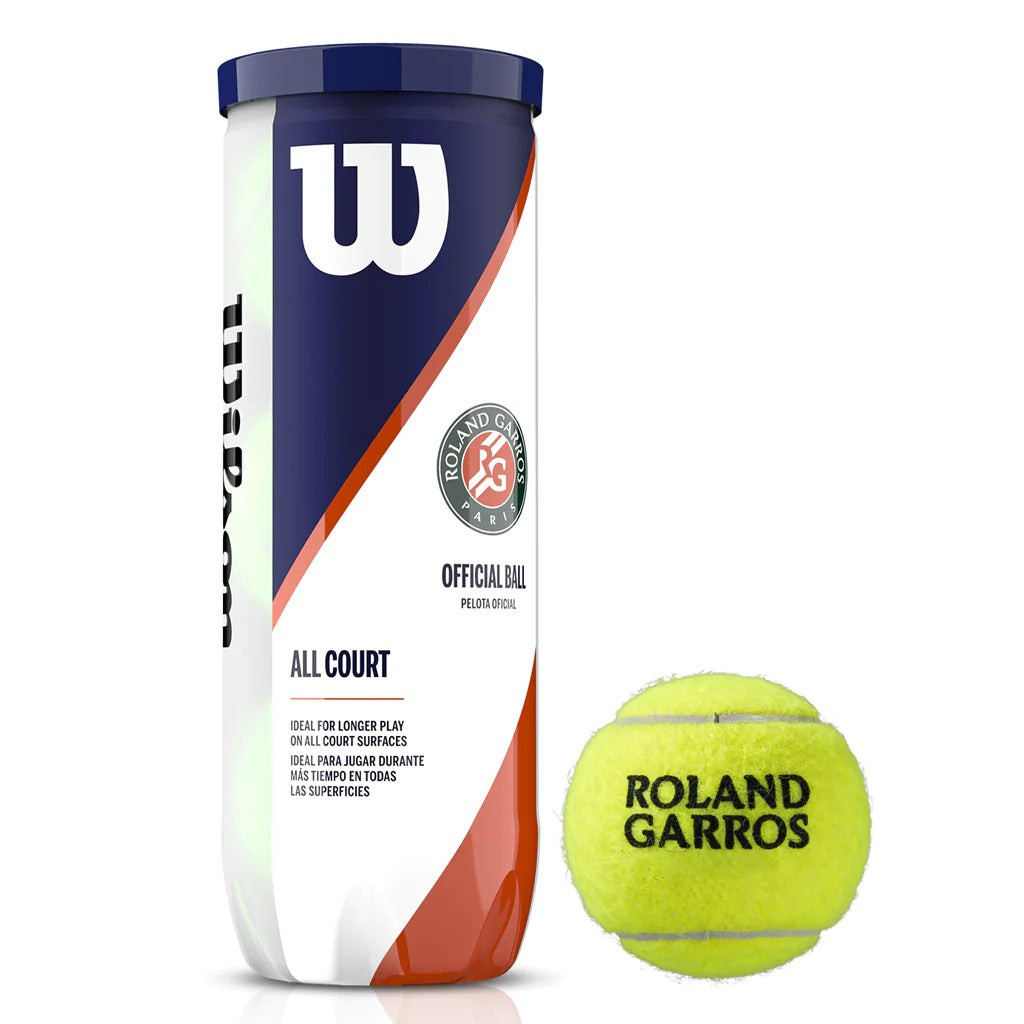 Wilson Roland Garros All Court Tennis Balls x 3