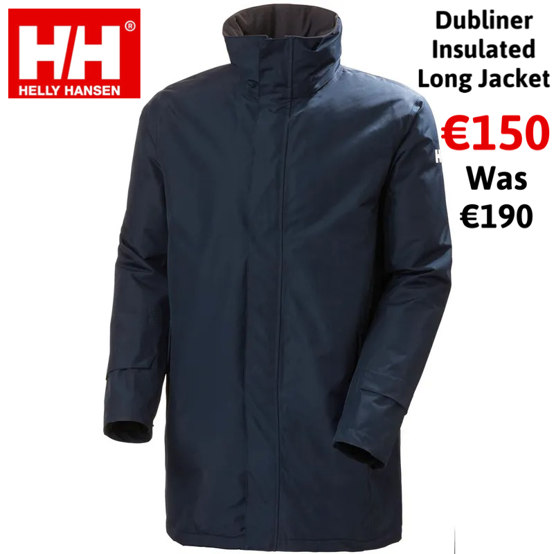Helly Hansen Dubliner Insulated Long Jacket Men's (Navy 597)