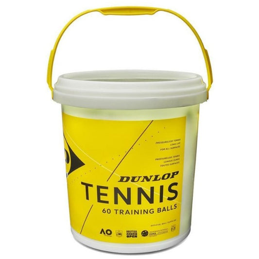 Dunlop Training Tennis Balls Bucket of 60