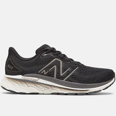 New Balance 860V13 Running Shoes Men's Wide (Black White)