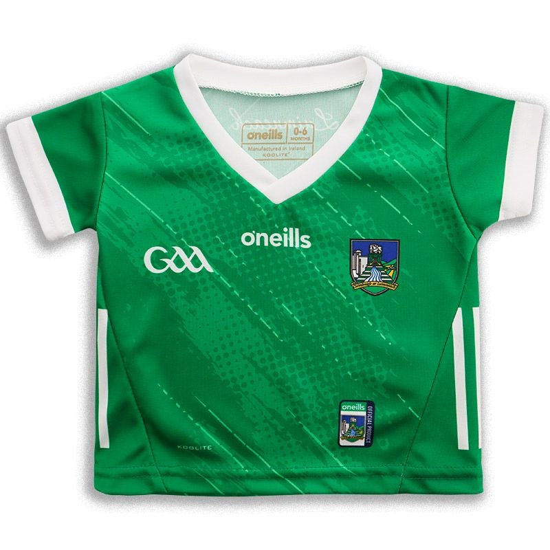 O'Neills Limerick GAA Home Jersey 2023 Infants (Green White)