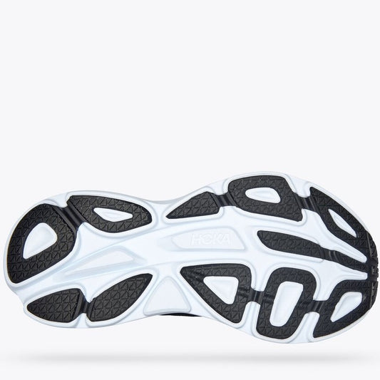 Hoka Bondi 8 Running Shoes Mens (Black White)