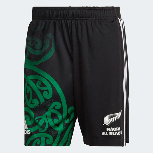 Adidas Maori All Blacks Rugby Gym Shorts Men's (Black Team Green HG8336)